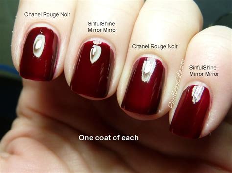 dupe for chanel rouge noir nail polish